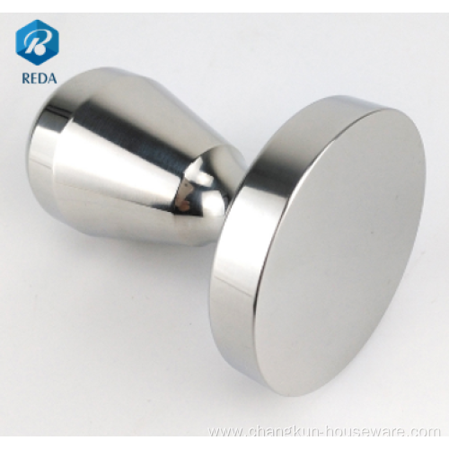 Electroplated stainless steel tamper, tamper, coffee tamper